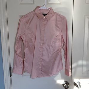 Banana Republic Pink Button Blouse